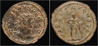 Roman antoninianus Gallienus billon antoninianus Hercules standing right