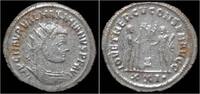 Roman antoninianus Diocletian silvered antoninianus Jupiter standing right