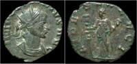 Roman antoninianus Claudius II Gothicus billon antoninianus Fides standing left