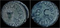 Roman quadrans Claudius AE quadrans