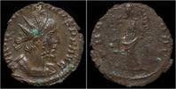 Roman antoninianus Victorinus billon antoninianus Providentia standing left