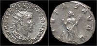 Roman antoninianus Trebonianus Gallus AR antoninianus Pietas standing left