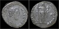 Roman denarius Commodus AR denarius Fortuna standing left