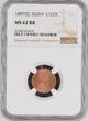 British India 1/12 Anna 1897 (C) NGC Graded MS-62 RB