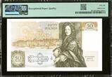 Great Britain 50 Pounds ND (1981-88) QEII Pick-381a GEM UNC PMG 66 EPQ