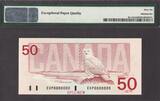 Canada $50 SPECIMEN 1988 QEII BC-59aS # 0875 GEM UNC PMG 66 EPQ