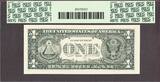 U.S.A  2006 FR Note NEW YORK $1 Fr 1932-B REPEATER # B 21212121 B GEM UNC PCGS 65 PPQ