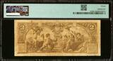Argentina 2 Pesos 1894 Overprint "Ley 8.1.1894" Pick-S1162c Fine PMG 15
