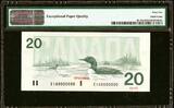 Canada $20 SPECIMEN 1991 QEII BC-58aS # 0693 GEM UNC PMG 65 EPQ