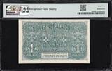 Romania / German Occupation WWII One Leu ND (1917) Pick-M3 GEM UNC PMG 65 EPQ