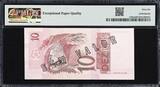 Brazil 10 Reais SPECIMEN ND (1994) Pick-245bs GEM UNC 66 EPQ