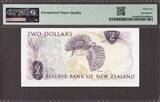 New Zealand $2 ND (1975-77) QEII Prefix 2L7 Pick-164c GEM UNC PMG 65 EPQ