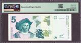 El Salvador 5 Colones 1998 Pick-147b SUPERB GEM UNC PMG 67 EPQ