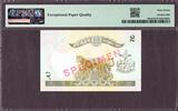 Nepal 2 Rupees ND (1981-87) SPECIMEN Pick-29bs SUPERB GEM UNC PMG 67 EPQ