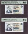 Scotland 5 Pound 4 Commemorative MATCHING SET LOW# 000379 CS1 GEM UNC PMG 66 EPQ