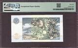 Scotland 5 Pounds Commemorative Serial R/B 3004018 Pick-224d GEM UNC PMG 66 EPQ