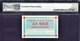25 Øre 1952 Denmark 3 Pieces  1, 5 K RED CROSS Jutlandia AU - UNC PMG 55, 64 EPQ