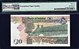 20 Pounds 2008 Northern Ireland  LOW Serial 000070 Pick-85a GEM UNC PMG 66 EPQ