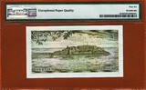 UK (Great Britain) 1 Pound Guernsey  1969-75 Ladder Serial 234567 Pick-45c Gem UNC PMG 66 EPQ