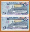 5 Pounds 2013 Northern Ireland 2 Consecutive  Low Serial 000113 & 114 Pick-86 UNC unz