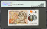 UK (Great Britain) 2016 Great Britain £10 Polymer SOLID Serial CC33 666666 About UNC PMG 58 EPQ