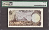 UK (Great Britain) 5 Pounds 1976-88 Jersey QEII  ND Pick-12a Ch UNC PMG 64