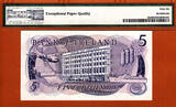 5 Pounds 1971 Northern Ireland  ND Pick-62a GEM UNC PMG 66 EPQ Rare