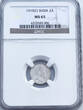 2 Anna 1910 British India (C) Edward  NGC Graded MS-65