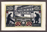 50 Mark 1922 Germany - Osterwiecker-Harz LEATHER Notgeld  Nice Grade