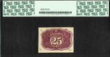 USA 25 Cents FR # Second Issue Fractional Currency 18-63 & S CH UNC PCGS 63 PPQ