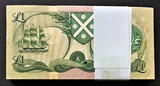 UK (Great Britain) Pound 1986 Scotland One  BUNDLE 100 CONSECUTIVE Pick-111f GEM UNC unz