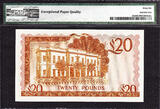 20 Pounds 1975 Gibraltar  FIRST Prefix LOW # A000006 Pick-23a GEM UNC PMG 66 EPQ