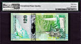 2009 Bermuda $20 Hybrid Polymer 1st Prefix LOW # A/1 000085 P-60a GEM UNC PMG 67