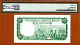 10 Shillings Gambia  Pick-1a 1965-70 PMG 64 Ch UNC