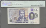 UK (Great Britain) 20 Pounds 2018 Great Britain  Polymer LOW # 000071 P-396a SUP. GEM UNC PMG 67 EPQ