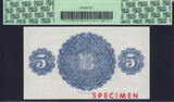 5 Pounds 1968 Northern Ireland  SPECIMEN Pick-184s Gem UNC PCGS 66 PPQ
