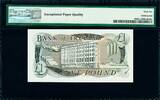 Pound Northern Ireland One  ND (1980s) Pick-65 GEM UNC PMG 66 EPQ