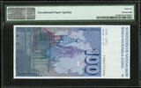 100 Francs 1975 Switzerland  Pick-57a GEM UNC PMG 66 EPQ