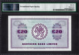 20 Pounds Northern Ireland  1st July 1970 Pick-190a GEM UNC PMG 66 EPQ