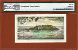 UK (Great Britain) Pound Guernsey One  1969-75 Pick-45a Guillemette GEM UNC PMG 66 EPQ