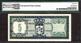 5 Gulden 1972 Netherlands Antilles  Pick-8b GEM UNC PMG 66 EPQ