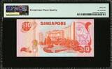 10 Dollars 1976 Singapore  ND Pick-11b GEM UNC PMG 66 EPQ