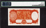 1942 Australia 10/- Shillings ND Armitage/McFarlane Pick-25b Ch UNC PMG 64