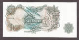 UK (Great Britain) Pound 1962-66 England One  QEII ND J.Q Hollom Pick-374c Crisp AU/UNC unz