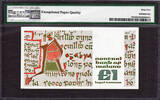 Pound 1981 Ireland One  21-09-1981 Pick-70b GEM UNC PMG 65 EPQ