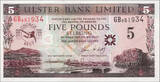 5 Pounds 2006 Ireland Ulster Bank Commemorative George Best  with FOLDER Gem UNC unz