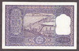100 Rupees 1962-67 India Large  Serial # 878006 Pick-45 Original Crisp XF