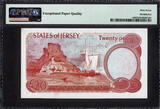 UK (Great Britain) 20 Pounds 1976-88 Jersey  QEII Pick-14b ND SUPERB GEM UNC PMG 67 EPQ