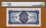 UK (Great Britain) 5 Pounds 1968 Scotland, British Linen Bank  Pick-170 Ch Abt UNC PMG 58