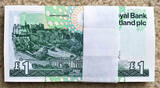 India Pound 2001 Scotland One  HOLY Serial Starting with 786 Pick-351e GEM UNC unz